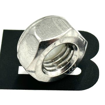Nut - HEX SL NYL M10-1.50 X 10T SS HWC04908 - M&M Fastener
