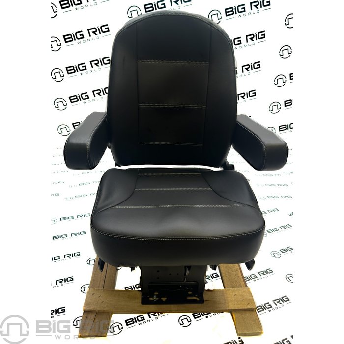 Heritage Silver Mid-Back 20-inch 15D 2W Black Vinyl Seat 189802VA601 - Seats Inc.