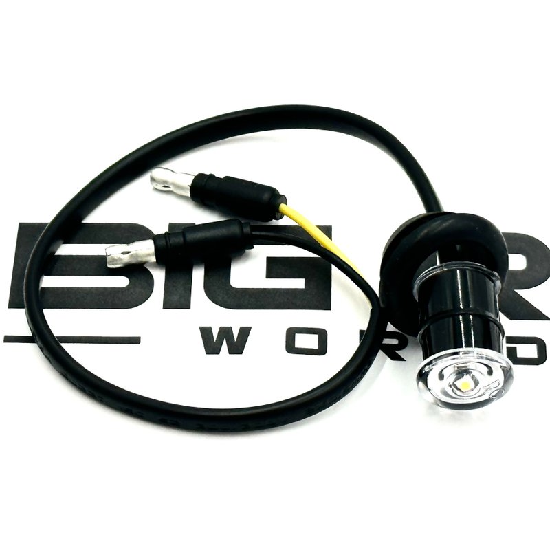 LED 3/4 In. RND Grommet MNT, A/A Light Kit W/Bezel 08250ACB - RoadWorks