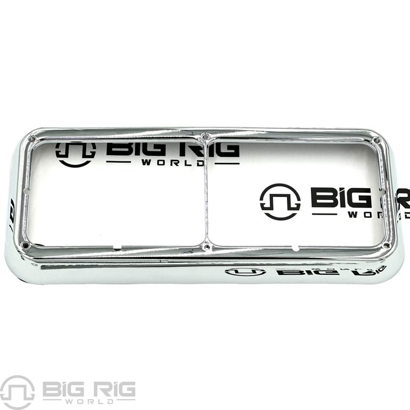 Headlamp Bezel, Dual Rectangular Short 3-2048-2 - Paccar