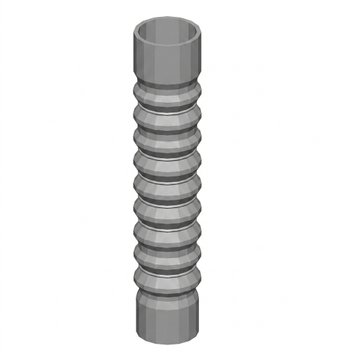 Hose-Sil Blws Blue 2.25/2.5X13 HE8362 - Paccar