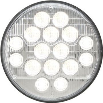 High/Low Beam LED Headlight, 12-24V HLL90HLBP - Optronics