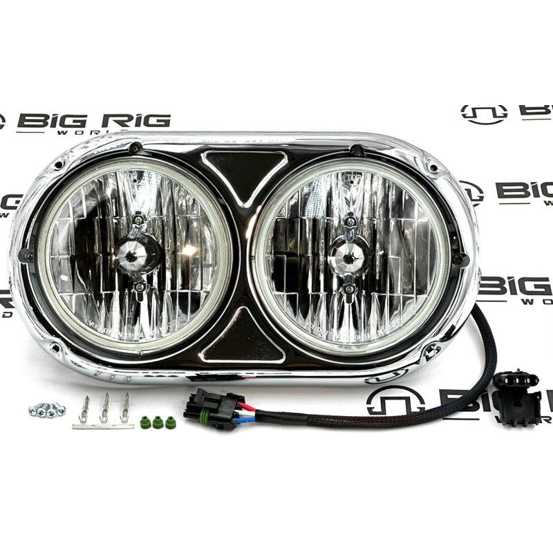 A-Model Dual Headlight Assembly Upgrade with Bezel and Sirius Bulb - Right Side 499-217408-PAT - Patriom