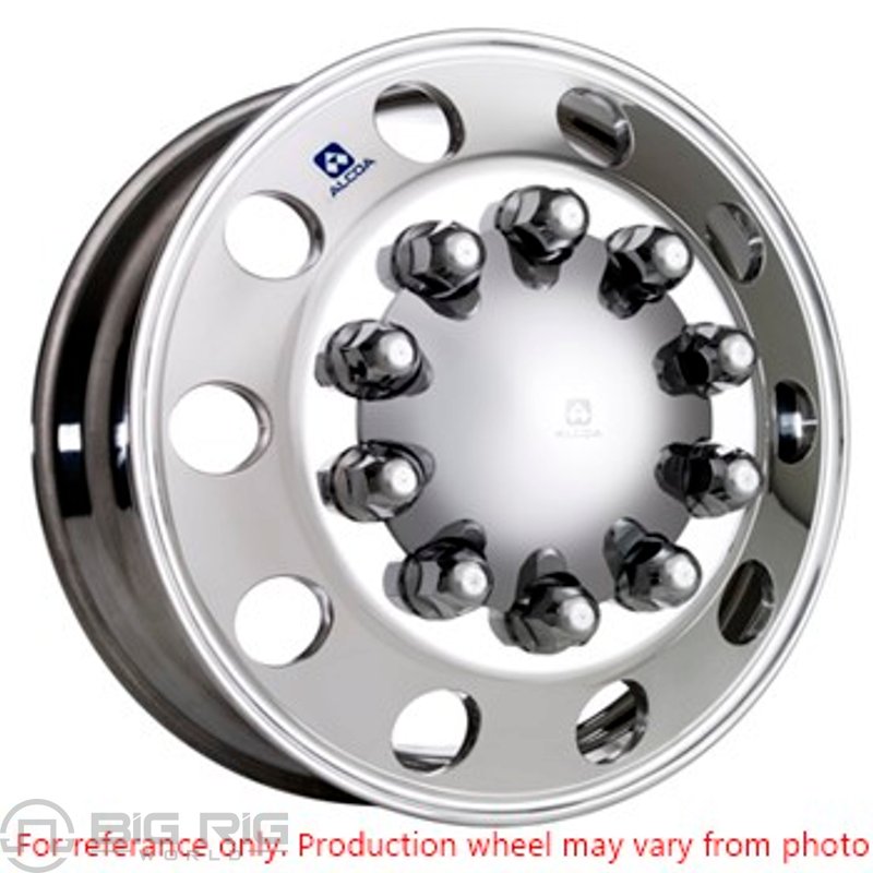 22.5 x9.00 Alcoa Aluminum Wheel - Mirror Polish Dura Bright Inside Only 89U642DB - Alcoa