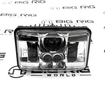 Headlight - 8800 EV2 4x6 LED LB Chrome 0551371 - JW Speaker