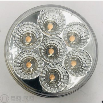 2.5 Inch Red Marker to Purple Aux Round Light (7 Diode) TLED-2HXRP - Trux Accessories