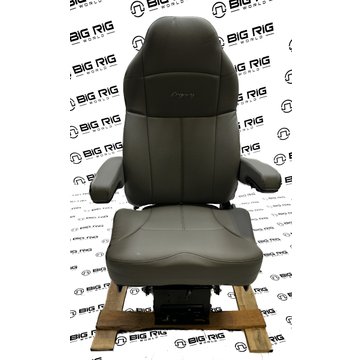 Legacy Silver Seat (Gray Leather) w/ Armrests 188900MW65 - Seats Inc.